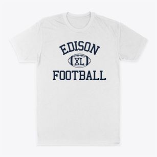Edison Junior High School Classic Football Classic Dad T-Shirt