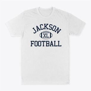 Jackson Junior High School Classic Football Classic Dad T-Shirt