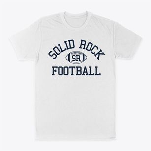Solid Rock Christian Academy Classic Football Classic Dad T-Shirt