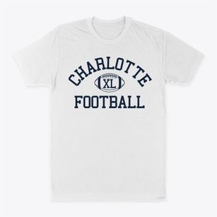 Charlotte High School Classic Football Classic Dad T-Shirt