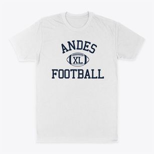 Andes High School Classic Football Classic Dad T-Shirt