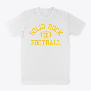 Solid Rock Christian Classic Football Classic Dad T-Shirt