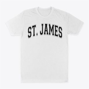 St James Parish Varsity Arch Classic Dad T-Shirt