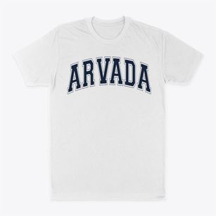 Arvada High School Redskins Varsity Arch Classic Dad T-Shirt