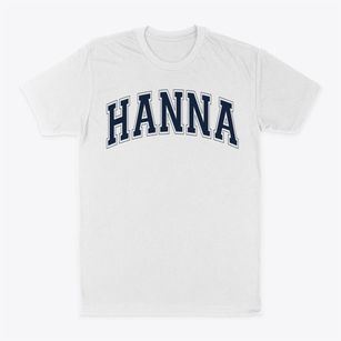 Hanna Sacks Girls High School Varsity Arch Classic Dad T-Shirt