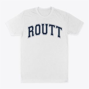 Routt Catholic High School Varsity Arch Classic Dad T-Shirt