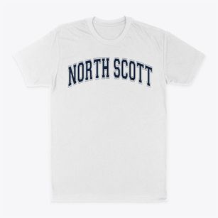 North Scott Junior High School Varsity Arch Classic Dad T-Shirt