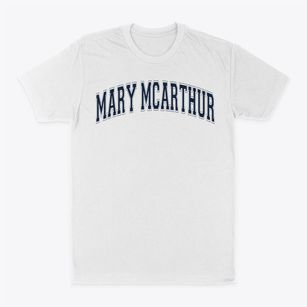 Mary Mcarthur Elementary School Varsity Arch Classic Dad T-Shirt