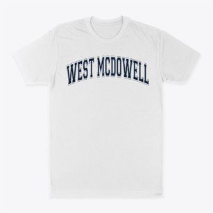West Mcdowell Junior High School Varsity Arch Classic Dad T-Shirt