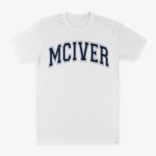 Mciver Elementary School Varsity Arch Classic Dad T-Shirt