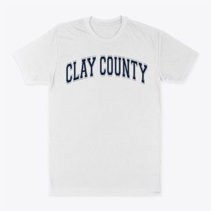 Clay County High School Varsity Arch Classic Dad T-Shirt