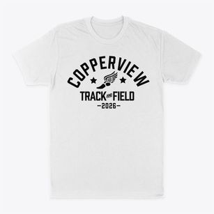 Copperview Elementary School Track and Field Classic Dad T-Shirt