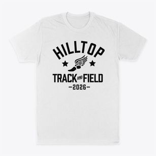 Hilltop Elementary School Track and Field Classic Dad T-Shirt