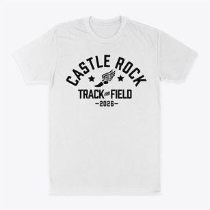 Castle Rock Middle School Track and Field Classic Dad T-Shirt