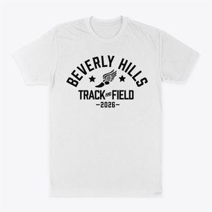 Beverly Hills Middle School Track and Field Classic Dad T-Shirt