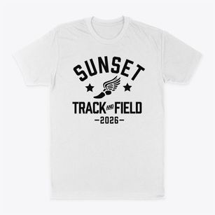 Sunset Elementary School Track and Field Classic Dad T-Shirt