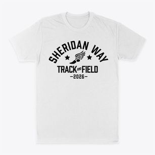 Sheridan Way Elementary School Track and Field Classic Dad T-Shirt
