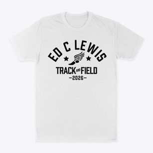 Ed C Lewis Elementary School Track and Field Classic Dad T-Shirt