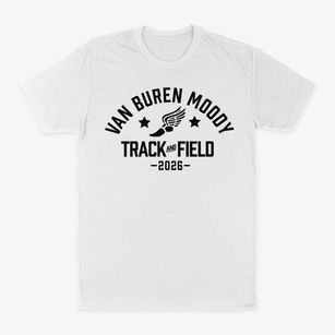 Van Buren Moody Elementary School Track and Field Classic Dad T-Shirt