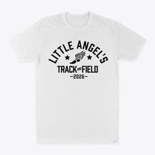 Little Angel's Christian School Track and Field Classic Dad T-Shirt