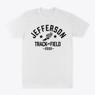 Jefferson Elementary School Track and Field Classic Dad T-Shirt