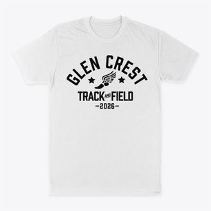Glen Crest Middle School Track and Field Classic Dad T-Shirt