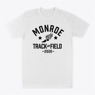 Monroe Center Elementary School Track and Field Classic Dad T-Shirt