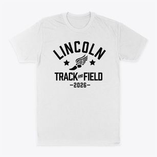 Lincoln Elementary School Track and Field Classic Dad T-Shirt