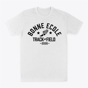Bonne Ecole Elementary School Track and Field Classic Dad T-Shirt