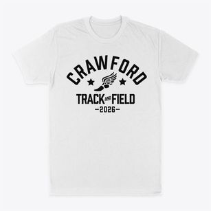 Crawford Elementary School Track and Field Classic Dad T-Shirt