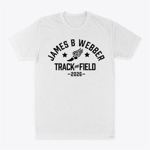 James B Webber School Track and Field Classic Dad T-Shirt