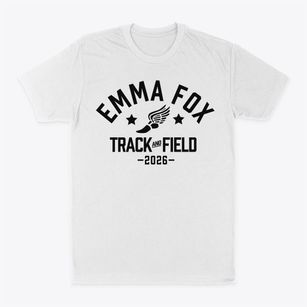 Emma Fox Elementary School Track and Field Classic Dad T-Shirt