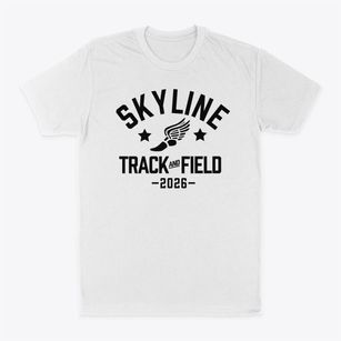 Skyline Elementary School Track and Field Classic Dad T-Shirt