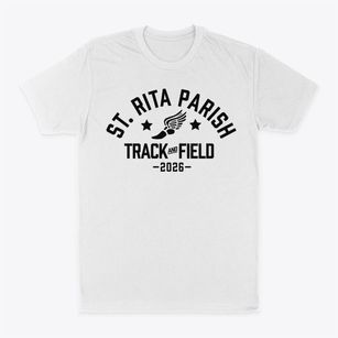 St Rita Parish Track and Field Classic Dad T-Shirt
