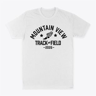 Mountain View Elementary School Track and Field Classic Dad T-Shirt