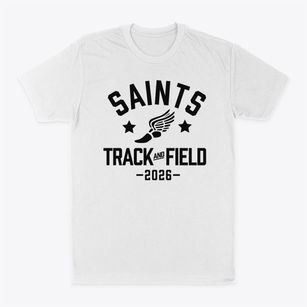 Saints John And James School Track and Field Classic Dad T-Shirt