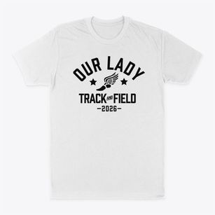 Our Lady Queen Of Peace School Track and Field Classic Dad T-Shirt