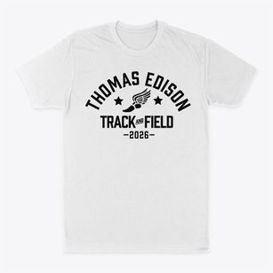 Thomas Edison School Track and Field Classic Dad T-Shirt