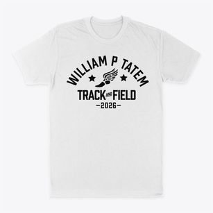 William P Tatem Elementary School Track and Field Classic Dad T-Shirt