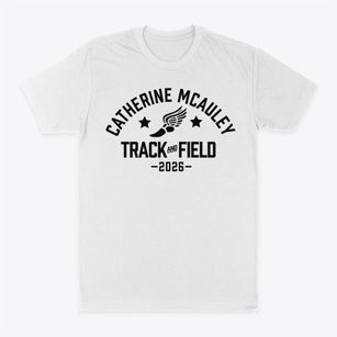 Catherine Mcauley High School Track and Field Classic Dad T-Shirt