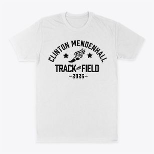 Clinton Mendenhall Elementary School Track and Field Classic Dad T-Shirt