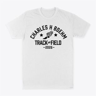 Charles H Boehm Middle School Track and Field Classic Dad T-Shirt