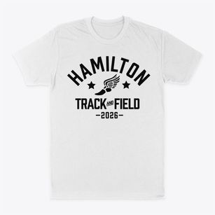 Hamilton High School Track and Field Classic Dad T-Shirt