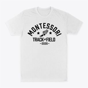 Montessori School Of Park City Track and Field Classic Dad T-Shirt