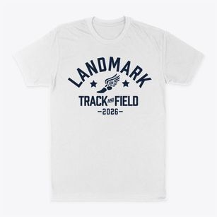 Landmark Christian Academy Track and Field Classic Dad T-Shirt