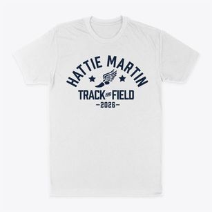 Hattie Martin Elementary School Track and Field Classic Dad T-Shirt