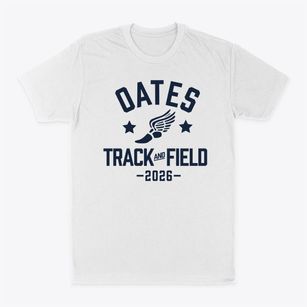 Oates Elementary School Track and Field Classic Dad T-Shirt