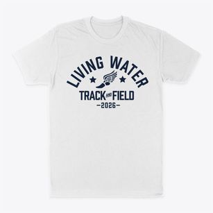 Living Water Christian Academy Track and Field Classic Dad T-Shirt