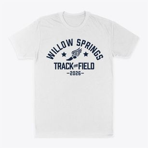 Willow Springs Elementary School Track and Field Classic Dad T-Shirt