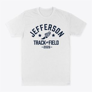 Jefferson High School Track and Field Classic Dad T-Shirt